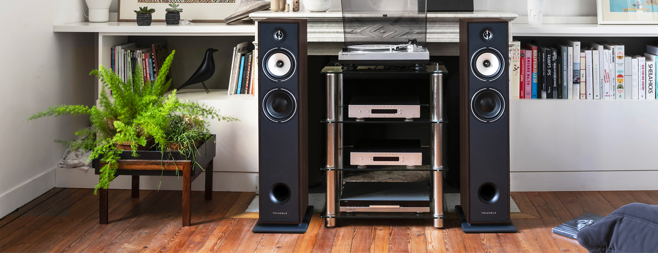 Borea BR07 floorstanding speakers from Triangle