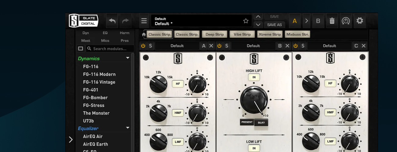 Custom Series EQ and Lift bundle from Slate Digital