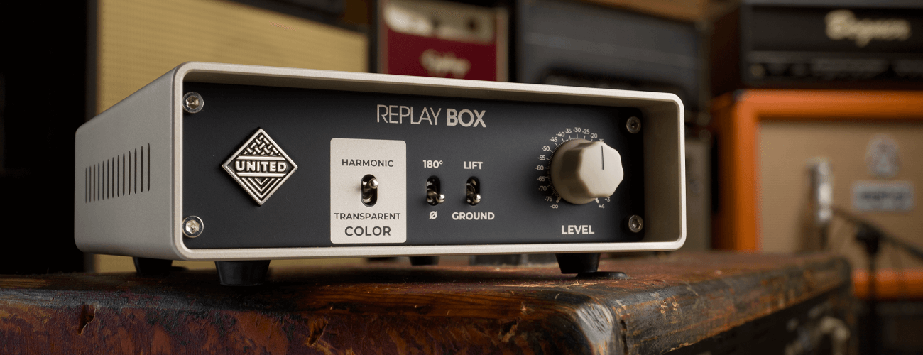 Replay Box - a reamping box from United Studio Technologies