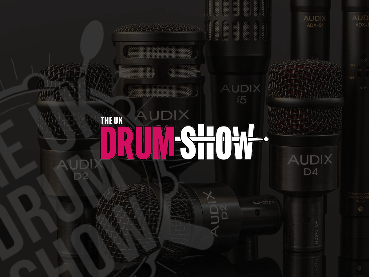 SCV with Audix at The UK Drum Show 2024