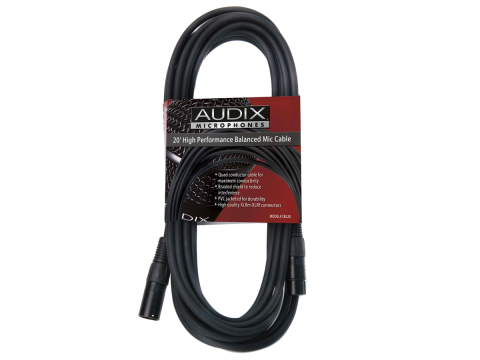 Audix CBL20 XLR Microphone Cable | SCV Distribution