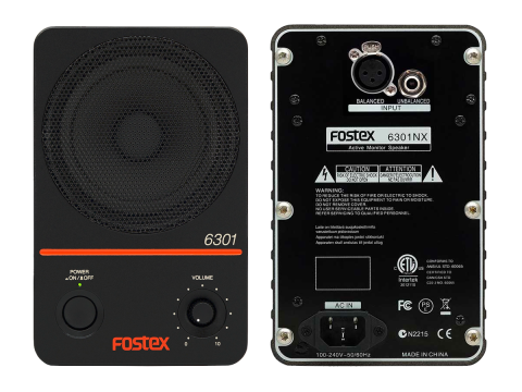 Fostex 6301N active installation monitor with transformer balanced XLR input