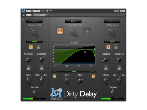 Metric Halo Dirty Delay v4 effects plugin