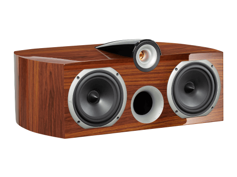 Gamma center speaker in golden oak finish